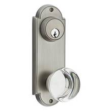 Emtek 8066MERHUS19 - Passage Single Keyed, Sideplate Locksets Delaware 3-5/8'' Center to Center Keyed, Merrim