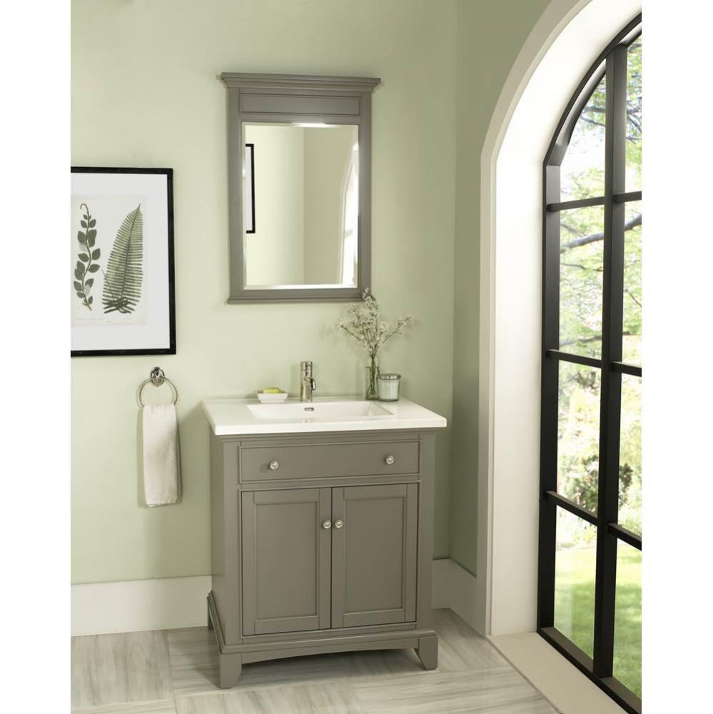 Smithfield 30'' Vanity - Medium Gray