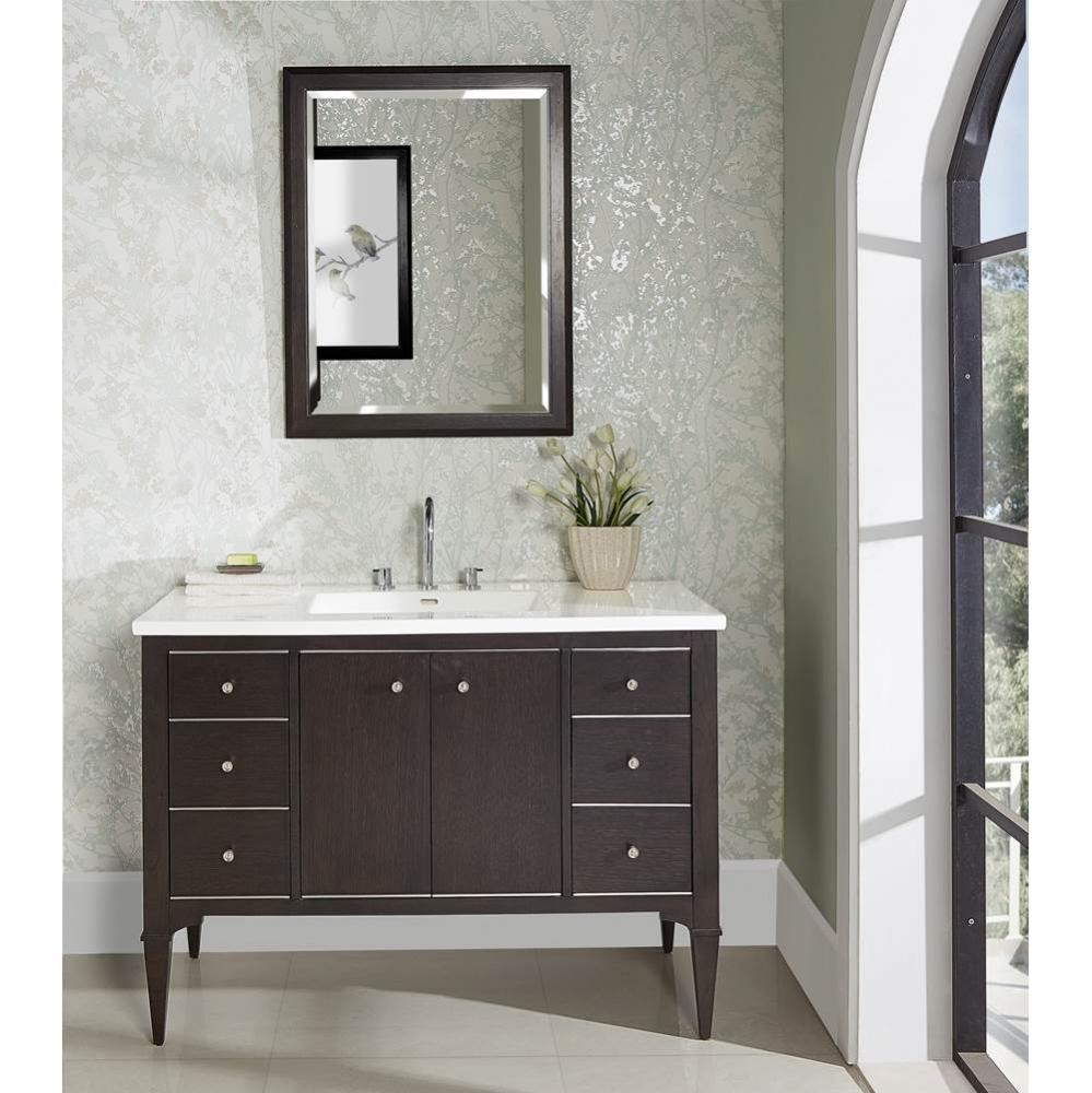 Charlottesville w/Nickel 48'' Vanity - Door - Vintage Black