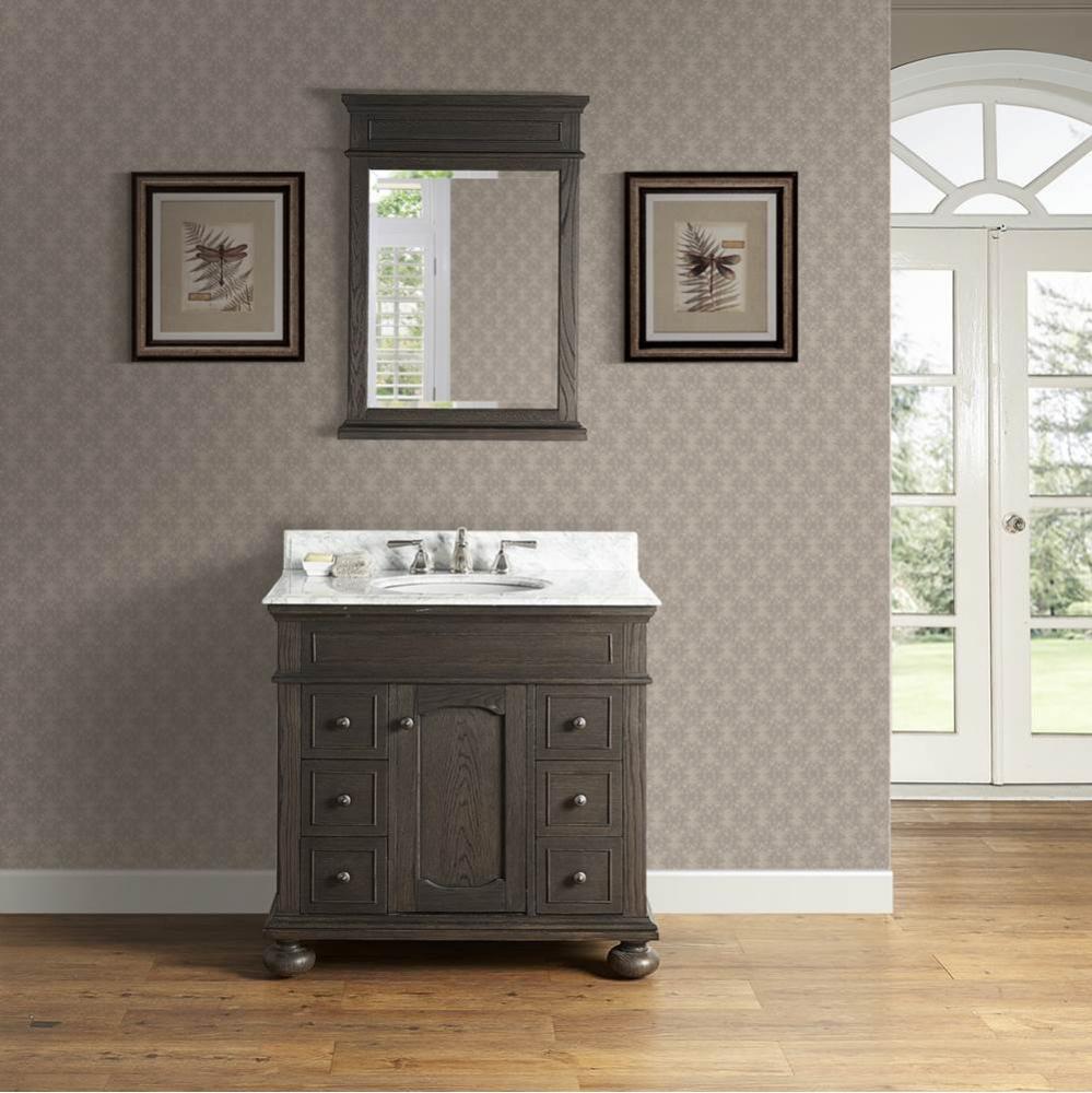 Oakhurst 36'' Vanity In Burnt Chocolate