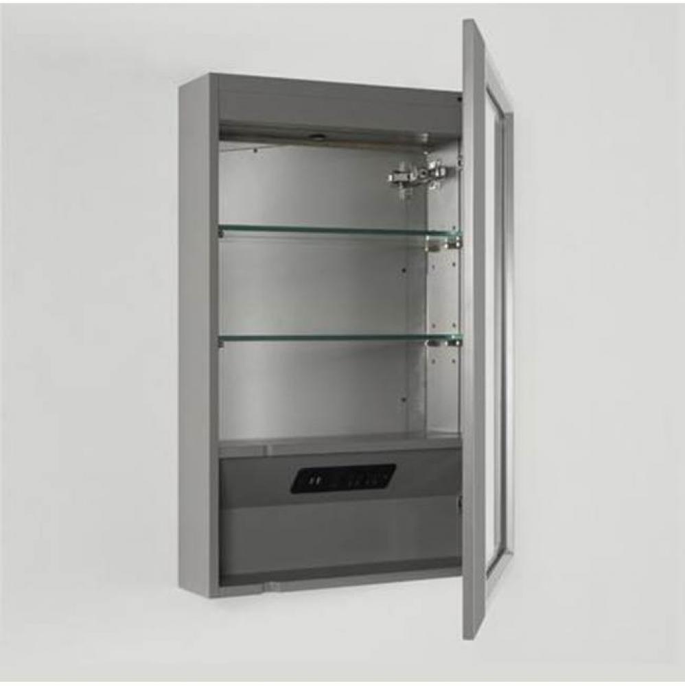 Revival 20'' Medicine Cabinet-right In Glossy Med Gray