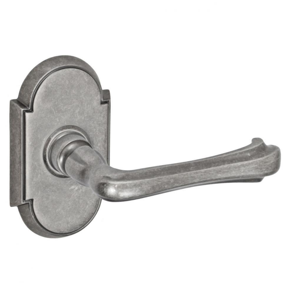 Claw Foot Lever with Tarvos Rose Dummy Single in Antique Pewter - Right