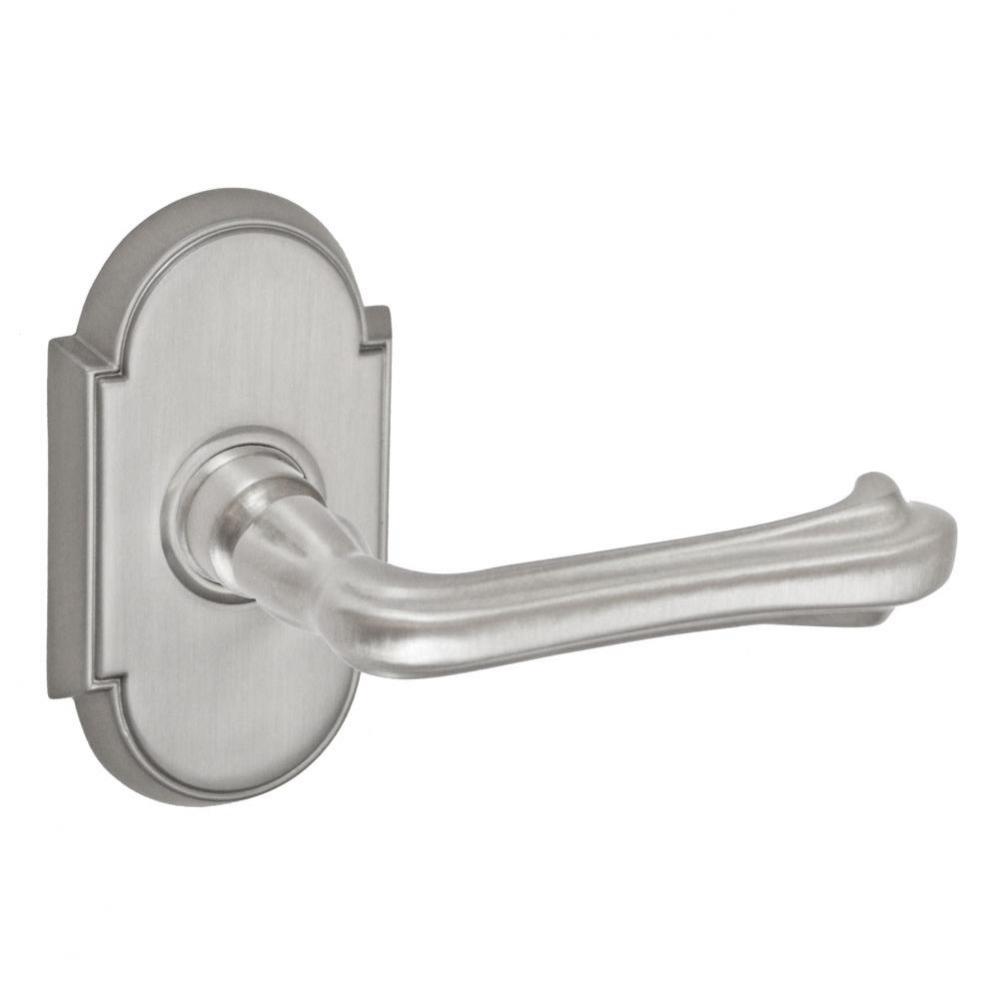 Claw Foot Lever with Tarvos Rose Dummy Single in Brushed Nickel - Right
