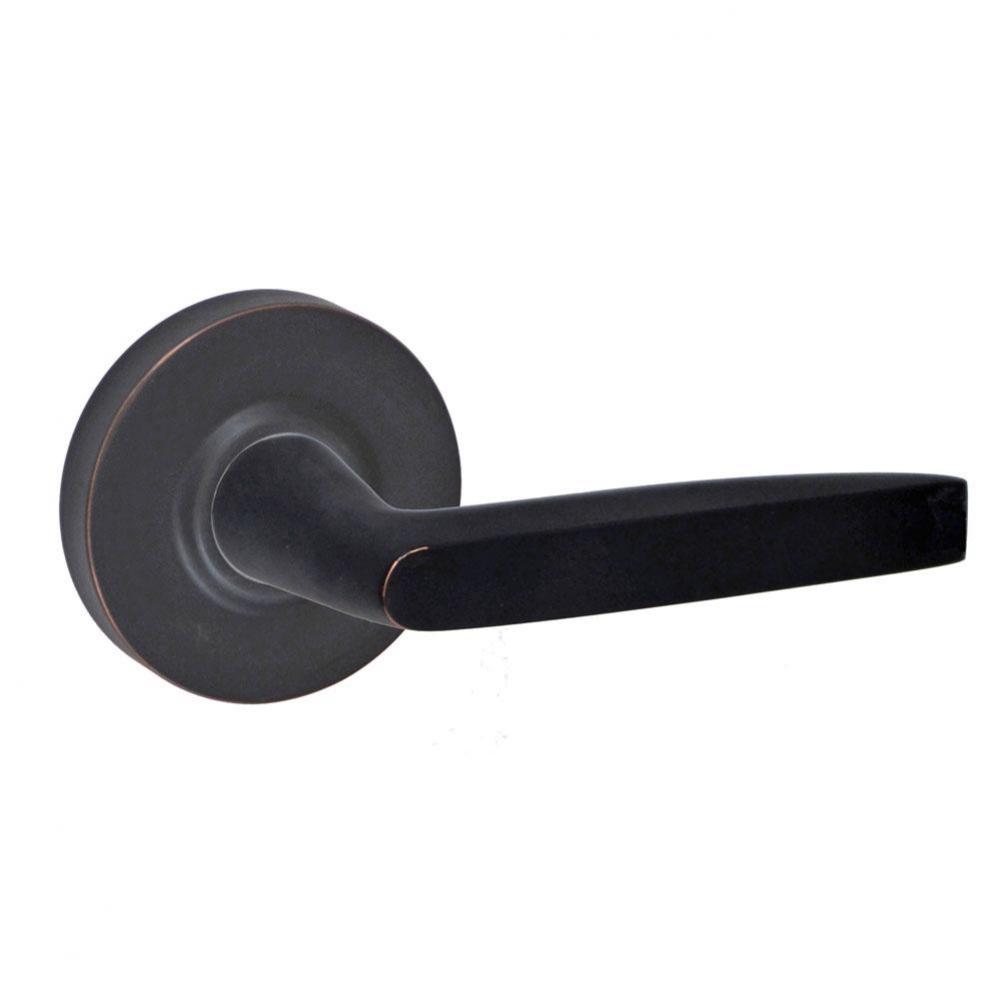 Empire Lever with Contemporary Rose Dummy Single in Oil Rubbed Bronze - Right