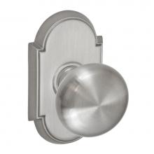 Fusion P-01-E8-0-BRN - Half-Round Knob with Tarvos Rose Passage Set in Brushed