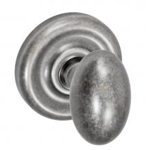 Fusion D-02-A7-E-ATP - Egg Knob with Contoured Radius Rose Dummy Single in Antique