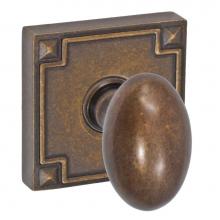 Fusion P-02-E4-0-MDB - Egg Knob with Sonoma Rose Passage Set in Medium