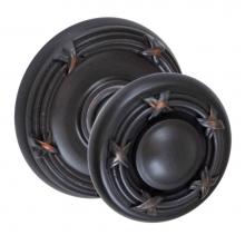 Fusion D-14-B5-E-ORB - Ribbon and Reed Knob with Ribbon and Reed Rose Dummy Single in Oil Rubbed