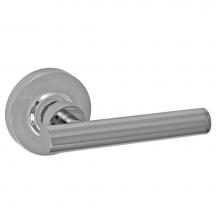 Fusion P-AC-A2-0-PLC-R - South Beach Lever with Contemporary Rose Passage Set in Polished Chrome - Right