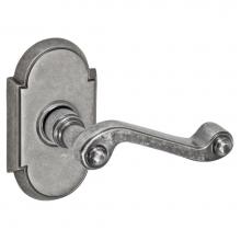 Fusion D-AE-E8-E-ATP-R - Ornate Lever with Tarvos Rose Dummy Single in Antique Pewter - Right