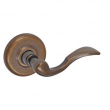 Fusion D-AF-B2-E-MDB-R - Paddle Lever with Radius  Rose Dummy Single in Medium Bronze - Right