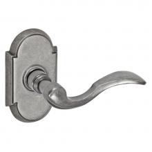 Fusion D-AF-E8-E-ATP-R - Paddle Lever with Tarvos Rose Dummy Single in Antique Pewter - Right