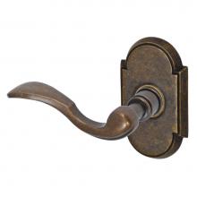 Fusion D-AF-E8-E-MDB-L - Paddle Lever with Tarvos Rose Dummy Single in Medium Bronze - Left