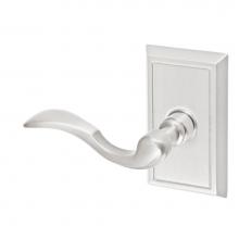 Fusion D-AF-S8-E-BRN-L - Paddle Lever with Shaker Rose Dummy Single in Brushed Nickel - Left