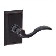 Fusion V-AF-S8-0-ORB-R - Paddle Lever with Shaker Rose Privacy Set in Oil Rubbed Bronze - Right