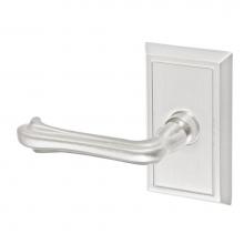 Fusion V-AH-S8-0-BRN-L - Claw Foot Lever with Shaker Rose Privacy Set in Brushed Nickel - Left