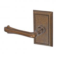 Fusion D-AH-S8-E-MDB-L - Claw Foot Lever with Shaker Rose Dummy Single in Medium Bronze - Left