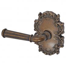 Fusion D-AN-C8-E-MDB-L - St Charles Lever with Victorian Rose Dummy Single in Medium Bronze - Left