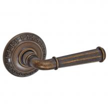 Fusion V-AN-E5-0-MDB-R - St Charles Lever with St. Charles Rose Privacy Set in Medium Bronze - Right