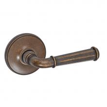 Fusion V-AN-F2-0-MDB-R - St Charles Lever with Cambridge Rose Privacy Set in Medium Bronze - Right