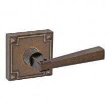 Fusion P-AQ-E4-0-MDB-R - Sonoma Lever with Sonoma Rose Passage Set in Medium Bronze - Right