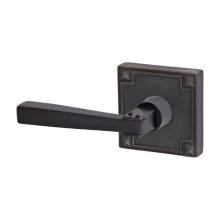 Fusion D-AQ-E4-E-ORB-L - Sonoma Lever with Sonoma Rose Dummy Single in Oil Rubbed Bronze - Left