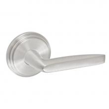 Fusion P-AT-B1-0-BRN-R - Empire Lever with Stepped  Rose Passage Set in Brushed Nickel - Right