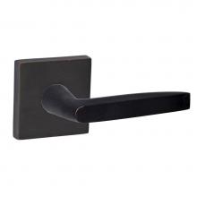 Fusion P-AT-S7-0-ORB-R - Empire Lever with Square Rose Passage Set in Oil Rubbed Bronze - Right