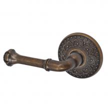 Fusion D-BE-S9-E-MDB-L - Tuscan Lever with Venice  Rose Dummy Single in Medium Bronze - Left