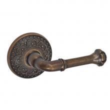 Fusion P-BE-S9-0-MDB-R - Tuscan Lever with Venice  Rose Passage Set in Medium Bronze - Right