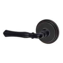 Fusion D-BH-B1-E-ORB-L - Cape Anne Lever with Stepped  Rose Dummy Single in Oil Rubbed Bronze - Left
