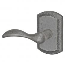 Fusion D-BI-T7-E-ARP-L - Sandcast Rainier Lever with Blue Ridge Rose Dummy Single in Antique Relic Pewter - Left