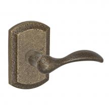 Fusion P-BI-T7-0-MRB-R - Sandcast Rainier Lever with Blue Ridge Rose Passage Set in Medium Relic Bronze - Right