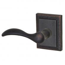 Fusion P-BI-T9-0-DRB-L - Sandcast Rainier Lever with Ahwahnee Rose Passage Set in Dark Relic Bronze - Left