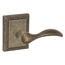 Fusion P-BI-T9-0-MRB-R - Sandcast Rainier Lever with Ahwahnee Rose Passage Set in Medium Relic Bronze - Right