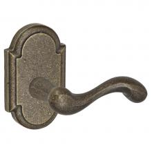 Fusion D-BP-T8-E-MRB-R - Sandcast Flintlock Lever with El Tovar Scalloped Rose Dummy Single in Medium Relic Bronze - Right