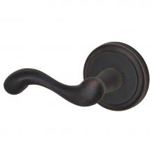 Fusion D-BP-V6-E-DRB-L - Sandcast Flintlock Lever with El Tovar Round Rose Dummy Single in Dark Relic Bronze - Left