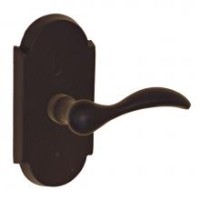 Fusion P-BR-C7-0-DKB-R - Sandcast Bronze Rainier Lever with Sandcast Bronze Large Scalloped Plate Passage Set in Dark