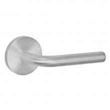 Fusion D-SE-A2-E-BSS-R - 2080 - Stainless Steel Lever with Contemporary Rose Dummy Single in Brushed Stainless Steel -