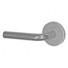 Fusion D-SE-A2-E-PSS-L - 2080 - Stainless Steel Lever with Contemporary Rose Dummy Single in Polished Stainless Steel -