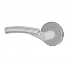 Fusion V-SH-A2-0-PSS-L - 3030 - Stainless Steel Lever with Contemporary Rose Privacy Set in Polished Stainless Steel -