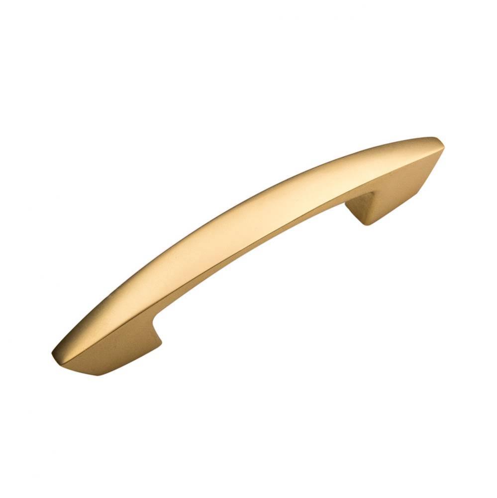 Velocity Collection Pull 3'' & 96mm C/C Flat Ultra Brass Finish