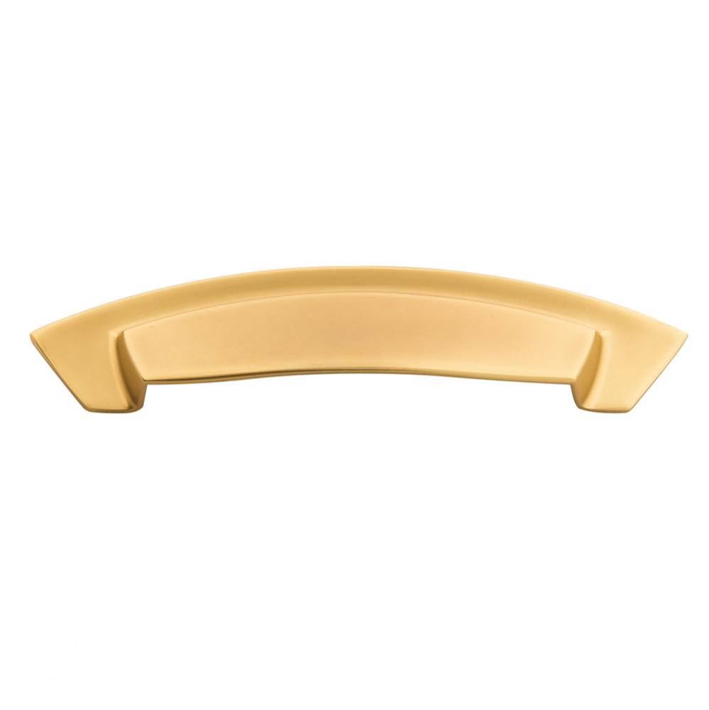 Velocity Collection Cup Pull 3'' & 96mm C/C Flat Ultra Brass Finish