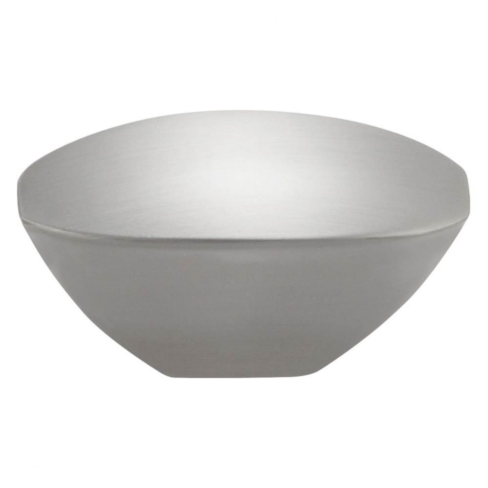 Wisteria Collection Knob 1-3/4'' X 3/4'' Satin Nickel Finish