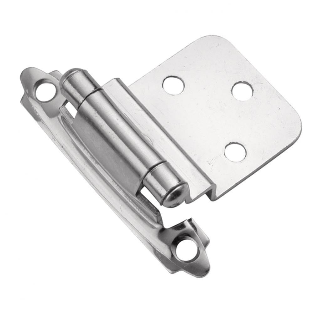 Hinge 3/8 Inch Inset Surface Face Frame Self-Close (2 Pack)