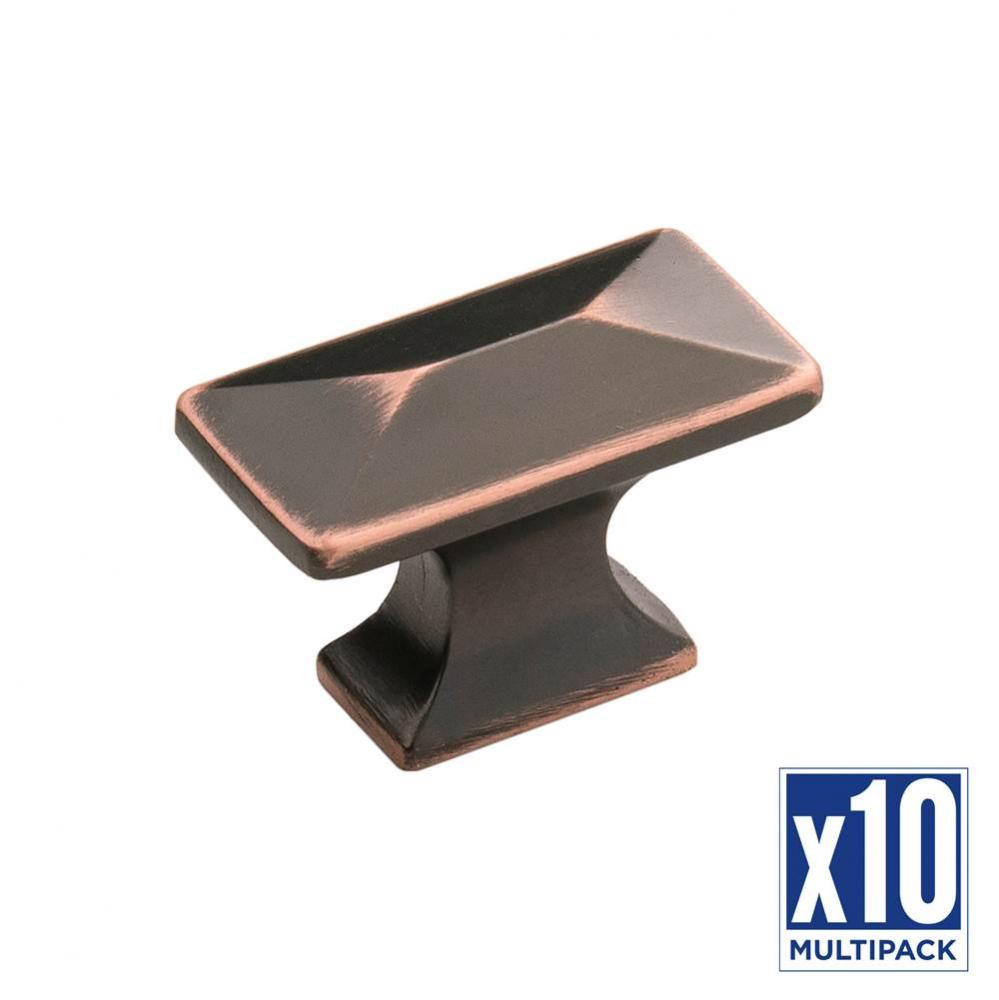 Knob 1-1/4 Inch x 11/16 Inch (10 Pack)