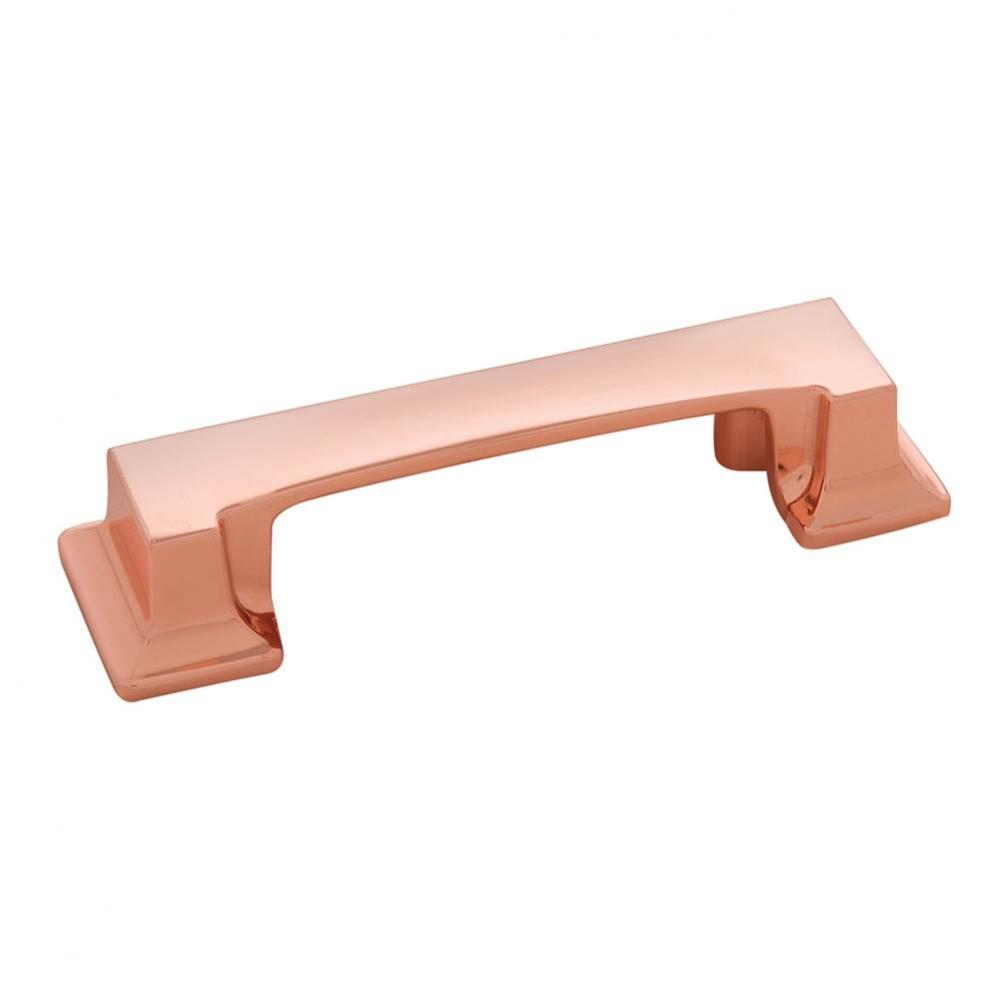 Studio Collection Cup Pull 3'' & 96mm C/C Polished Copper Finish