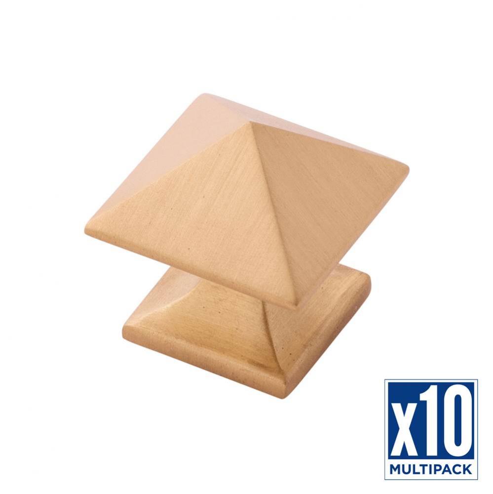 Knob 1-1/4 Inch Square (10 Pack)