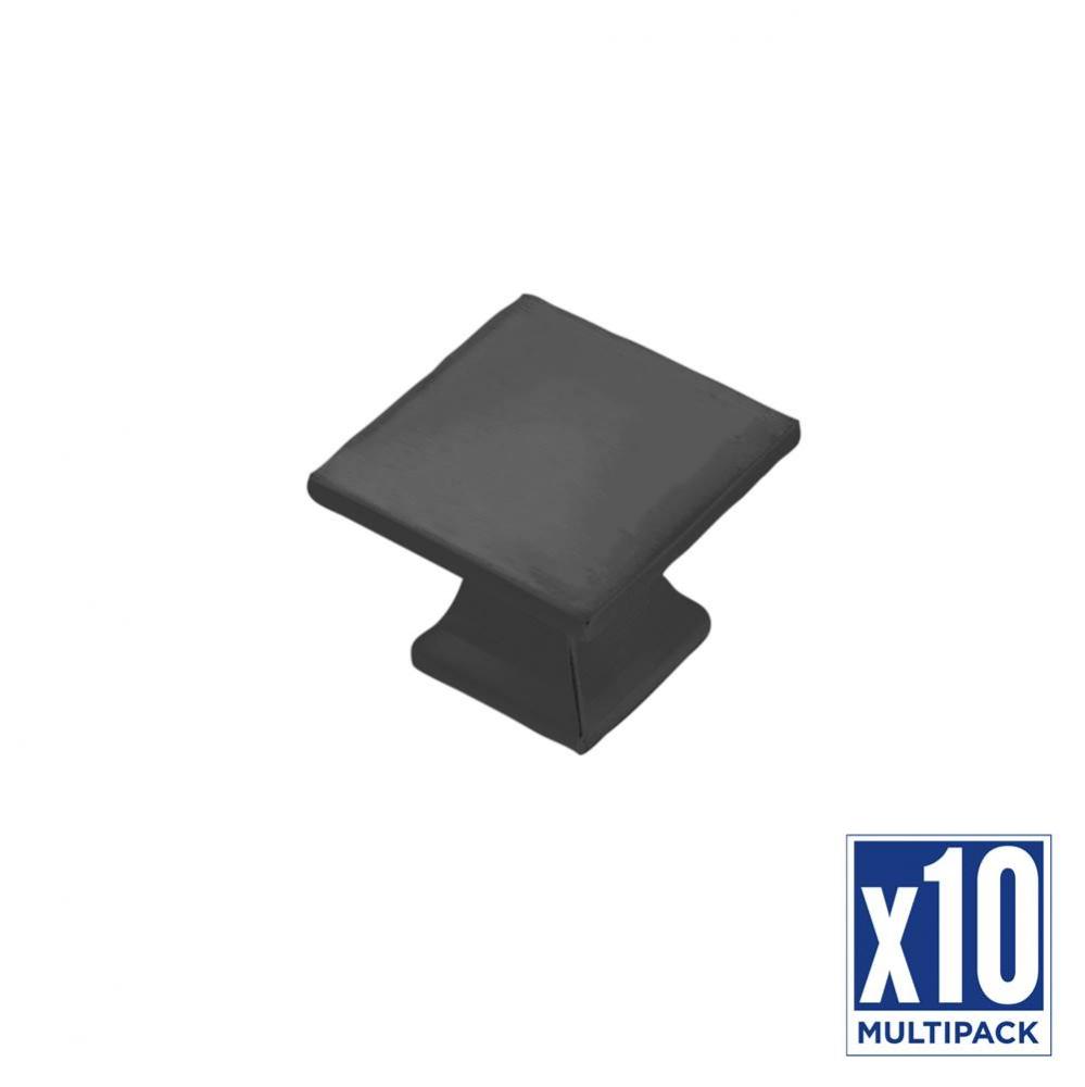 Knob 1-1/4 Inch Square (10 Pack)