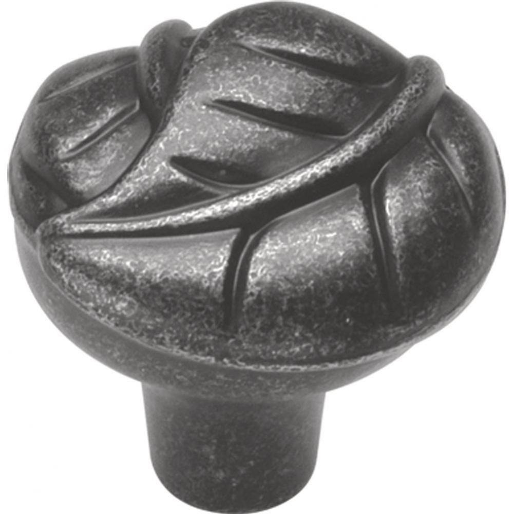 Natural Accents Collection Knob 1-1/4'' Diameter Vibra Pewter Finish